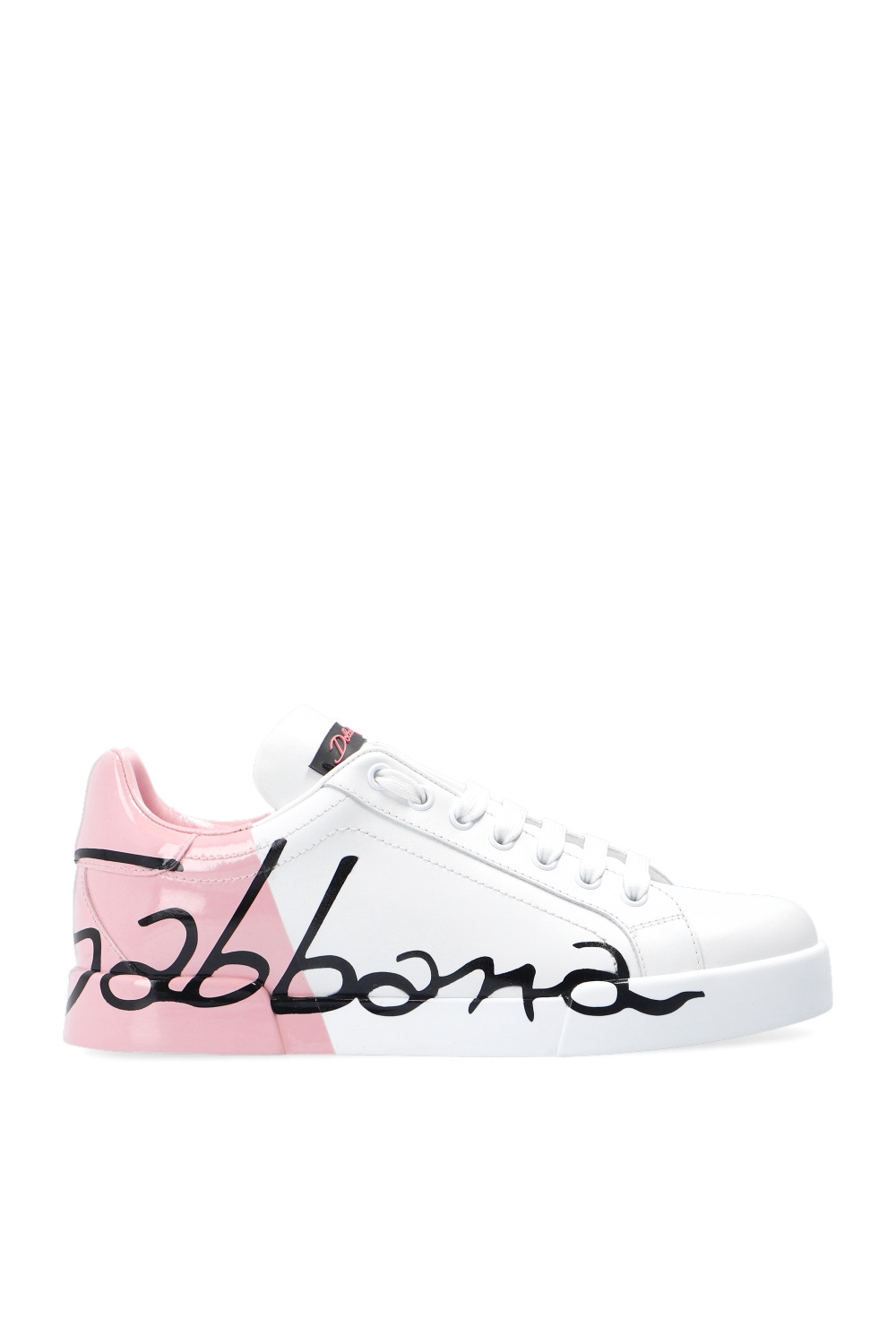 Dolce gabbana pink 2025 and white shoes